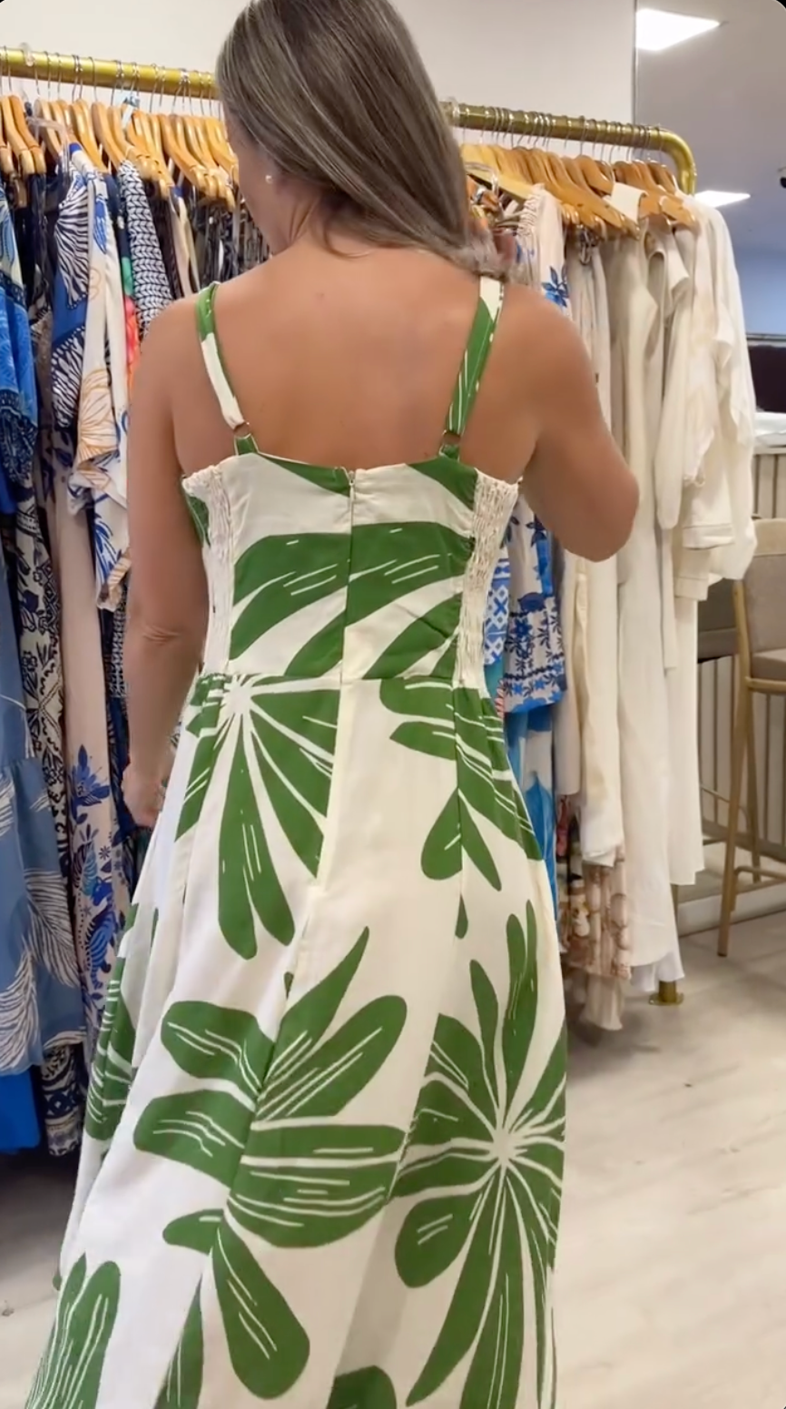 Vestido Nina verde brand